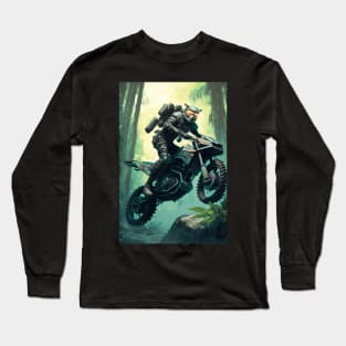 Dirt Bike in the Jungle Long Sleeve T-Shirt